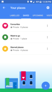 google map lists