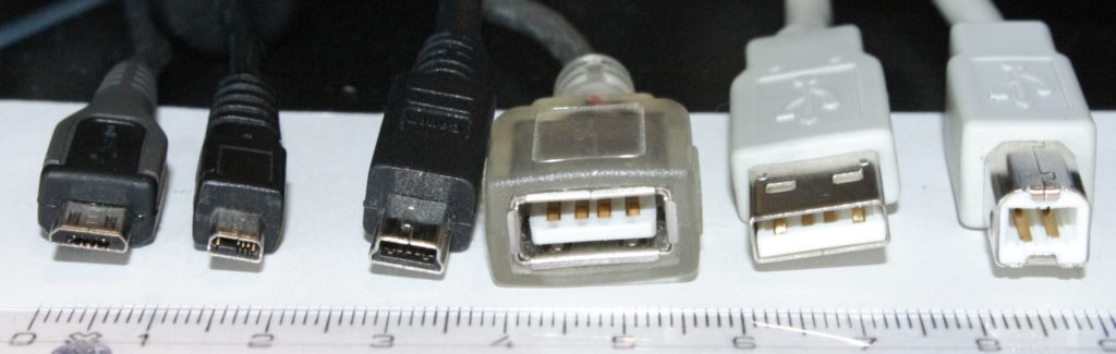 all type of USB connectors