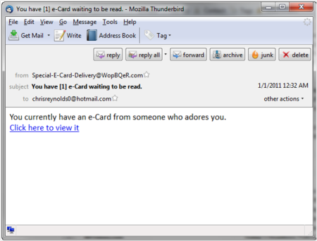 greting card scam