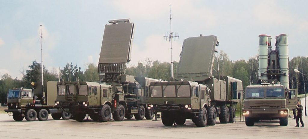 S-400 Missile Defence systems with all radars and missiles