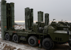 S-400 Missile launchers on truck