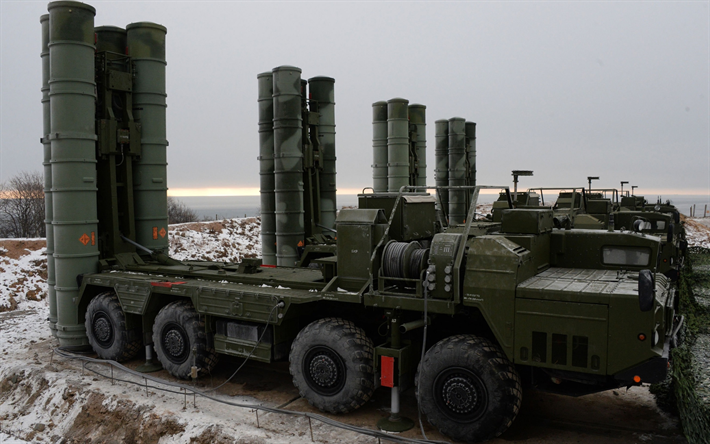 S-400 Missile launchers on truck