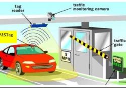 how fastag works shown in this diagram